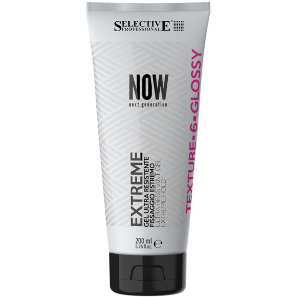 Selective Professional Now EXTREME GEL Äärmiselt tugeva fikseerimise ja vastupidavusega juuksegeel, 200 ml