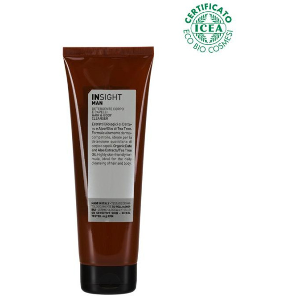 Insight Professional IMA097 INSIGHT MAN HAIR AND BODY CLEANSER keha- ja juuksepuhastusvahend, 250 ml