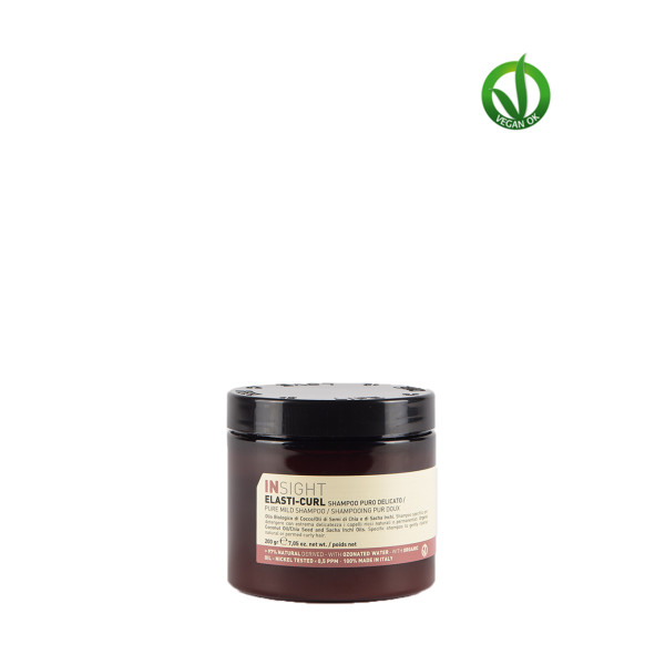 Insight Professional IEC189 ELASTI-CURL õrn šampoon lokkis juustele, 200 g