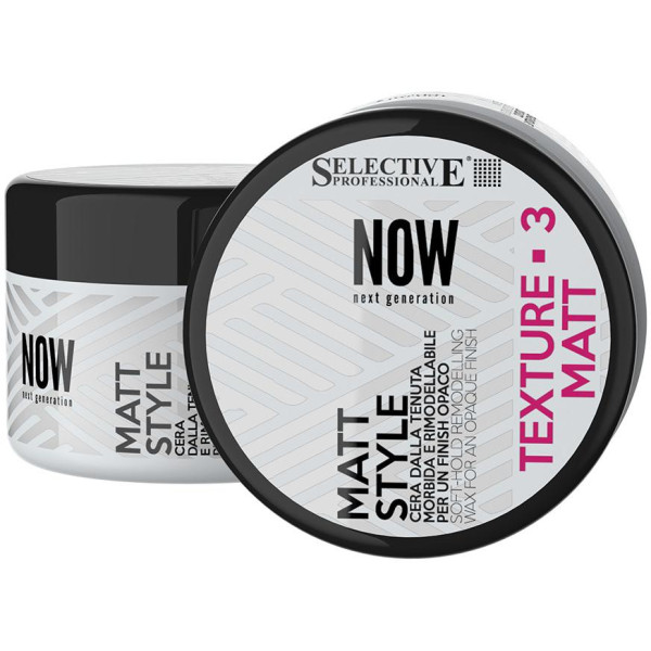 Selective Professional NOW MATT STYLE Soft hoidev vaha Matte pehme hoidmisega juuksevaha, 100 ml