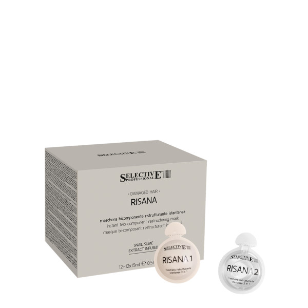 Selective Professional RISANA RESTRUKTUURING MASK Kahekomponentne juuksemask 15+, 15 ml