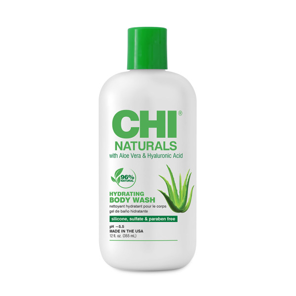 CHI NATURALS Niisutav kehapesu aloe vera ja hüaluroonhappega 355 ml