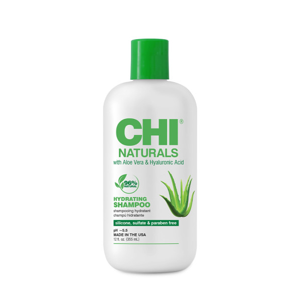 CHI NATURALS niisutav šampoon aloe vera ja hüaluroonhappega 355 ml