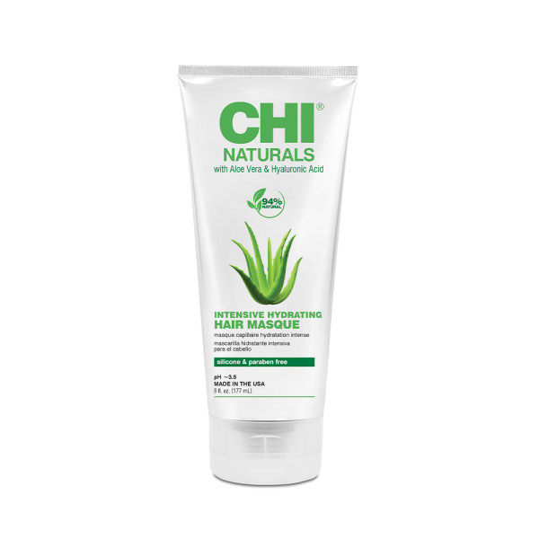 CHI NATURALS Intensiivselt niisutav juuksemask aloe vera ja hüaluroonhappega 177 ml