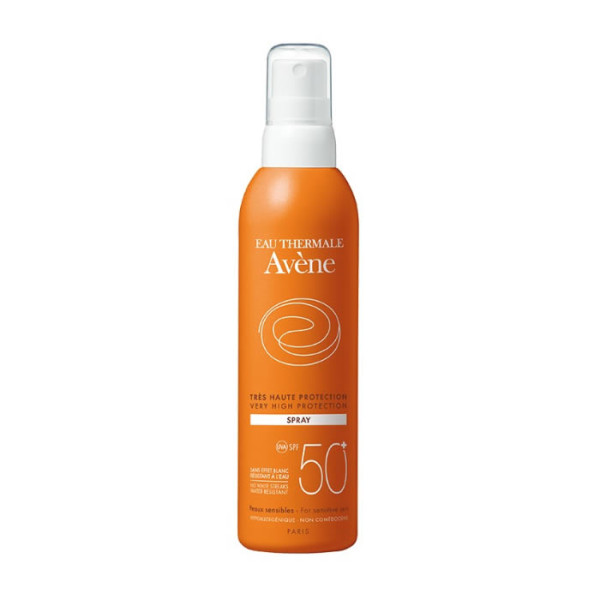 Avène Eau Thermale päikesekaitsesprei SPF 50+, 200 ml