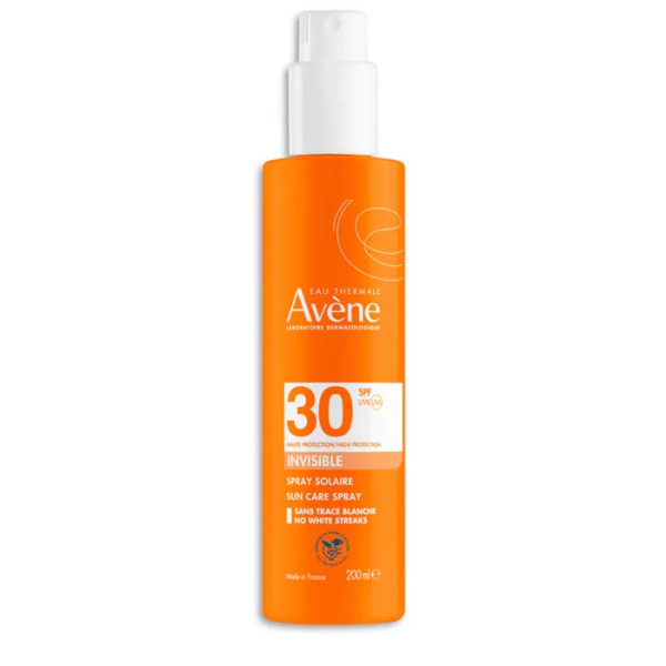 Avene Sun Invisible Spray SPF 30 päikesekaitsesprei tundlikule nahale, 200 ml