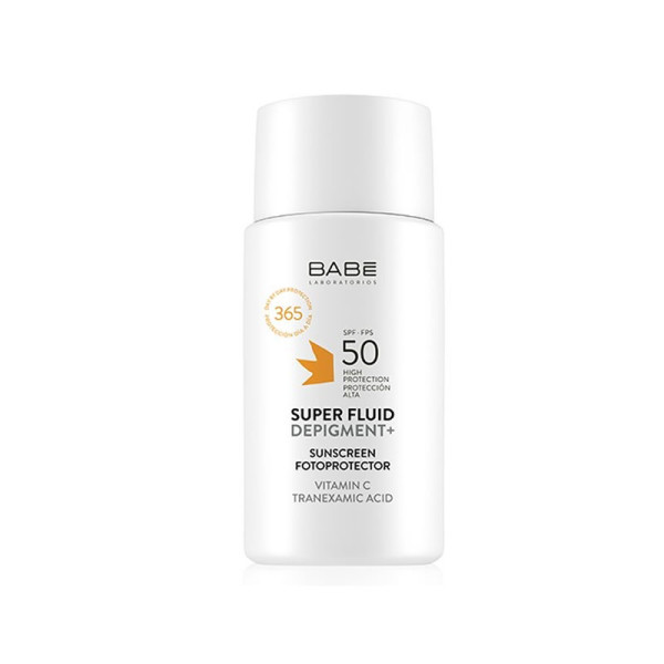 Babe DEPIGMENT+ SUNSCREEN Super Fluid Depigment SPF 50 kaitseemulsioon näole pigmendilaikude vastu, 50 ml