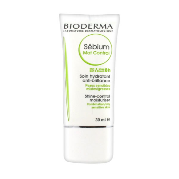 Bioderma Sebium Mat Control Shine-Control Moisturizer niisutav ja matistav näokreem rasusele ja kombineeritud nahale, 30 ml