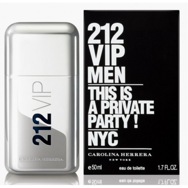 Carolina Herrera 212 Vip Men EDT tualettvesi unisex, 50 ml