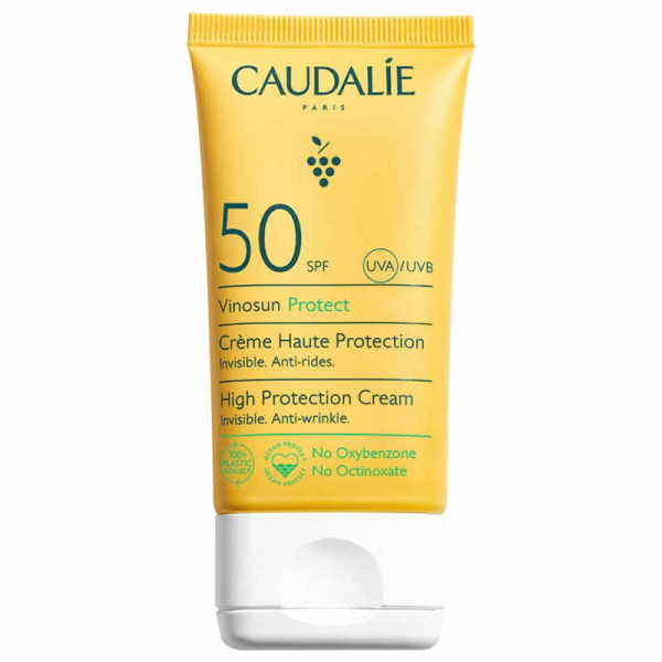 Caudalie Vinosun Protect Cream SPF 50 päikesekaitsekreem, 50 ml