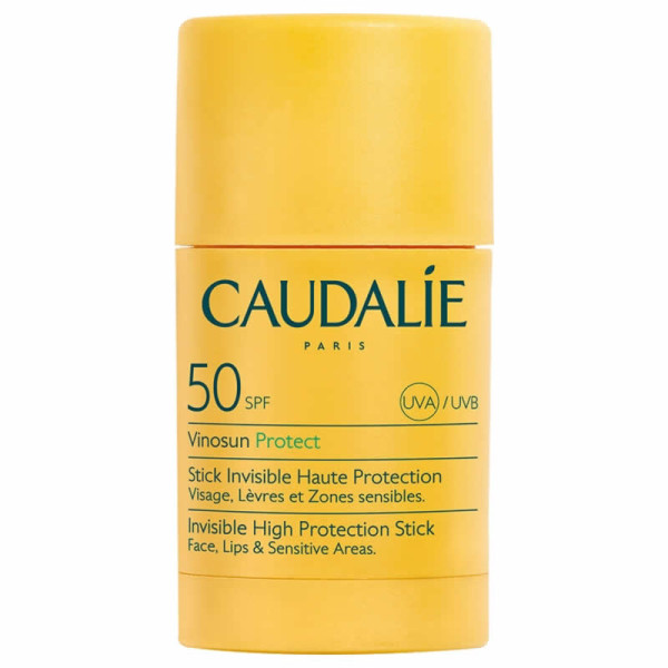 Caudalie Vinosun Protect Invisible High Protection Stick SPF 50 kaitsev pliiatsi päikesekreem, 15 g