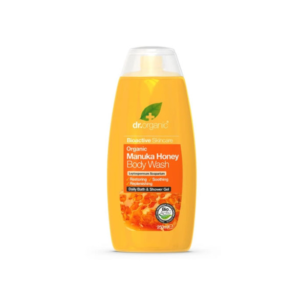 Dr. Organic Manuka Honey Body Wash dušigeel, 250 ml