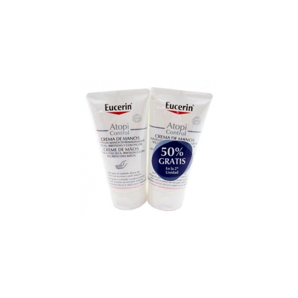 Eucerin AtopiControl Hand Cream kätekreem, 2 x 75 ml