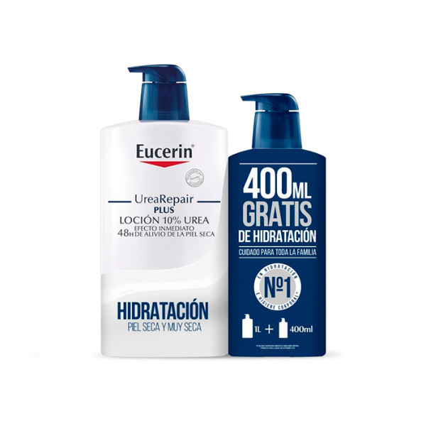 Eucerin Family Pack Lotion Urea Repair kehakreemide komplekt, 1000 ml + 400 ml