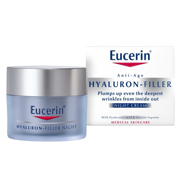 Eucerin Hyaluron Filler Night Cream niisutav öökreem, 50 ml