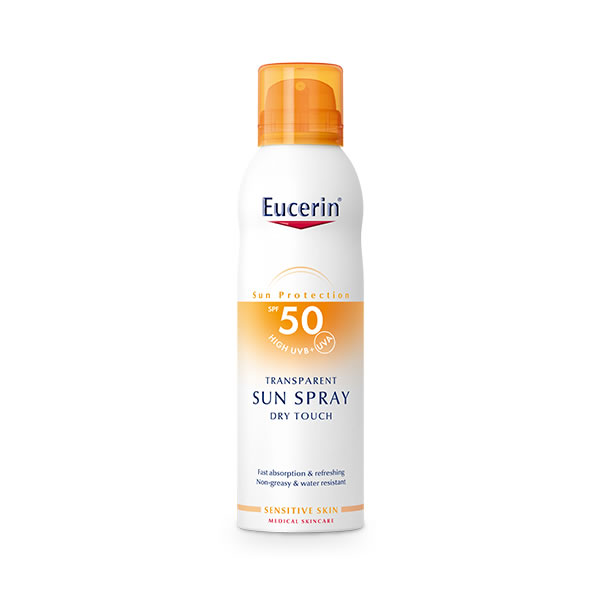 Eucerin Sun Spray Dry Touch SPF 50 päikesekaitsesprei, 200 ml