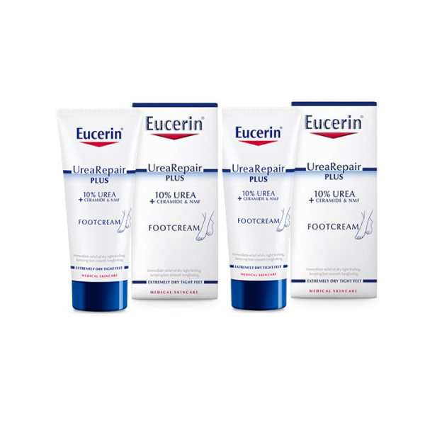 Eucerin Urearepair Plus Foot Cream jalakreem, 2 x 100 ml