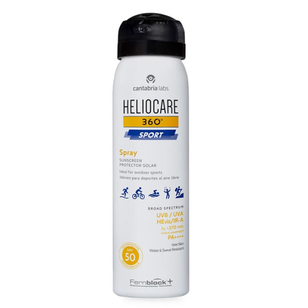 Heliocare 360º Sport päikesekaitsesprei SPF 50 päikesekaitsesprei, 100 ml