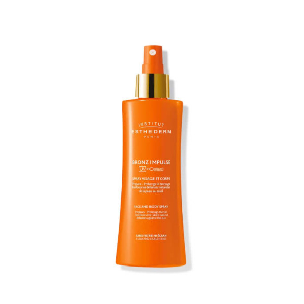 Institut Esthederm Bronz Impulse Spray näo- ja kehasprei emulsioon kiiremaks ja kauakestvamaks päevituseks, 150 ml