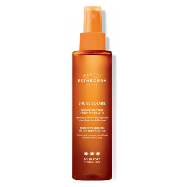 Institut Esthederm Suncare Oil Body And Hair Strong päikesekaitseõli kehale ja juustele, 150 ml