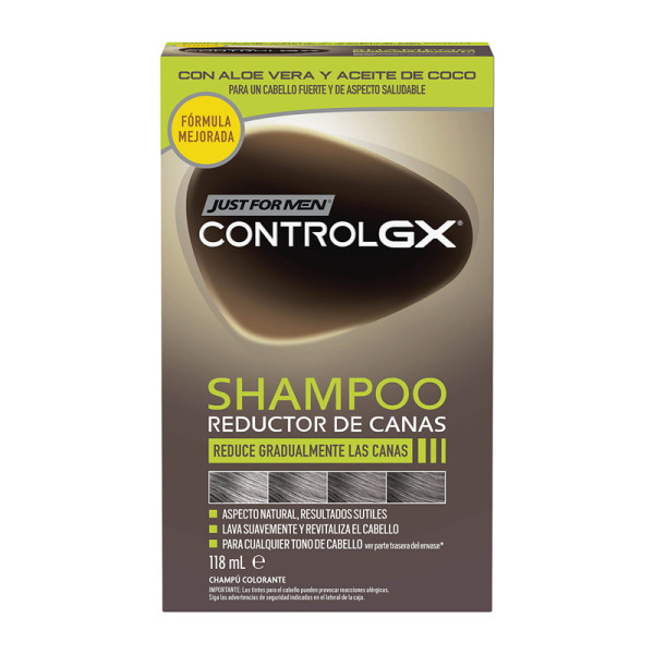 Just For Men Control Gx Grey Hair Reducing Shampoo šampoon hallidele juustele, 118 ml