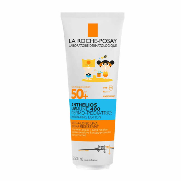 La Roche-Posay Anthelios Dermo Pediatrics Milk SPF 50+ kaitsev päikesekreem lastele, 250 ml