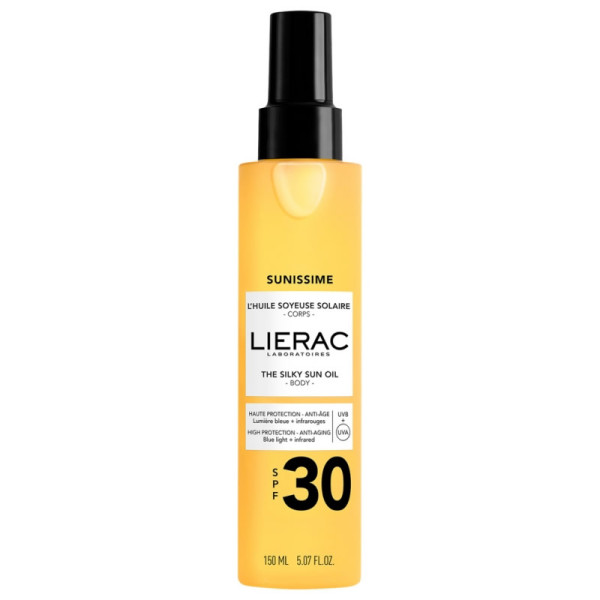 Lierac Sunissime Silky Sun Body Oil SPF 30 kaitsev kehaõli, 150 ml