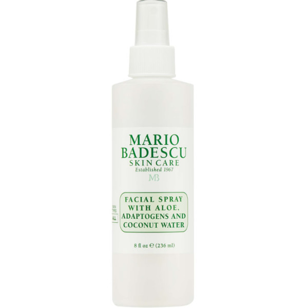 Mario Badescu näosprei aaloe, adaptogeenide ja kookosveega niisutav näosprei, 236 ml