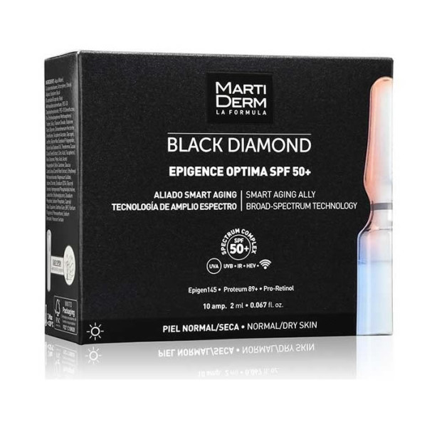 Martiderm Black Diamond Epigence Optima SPF 50+ näoampullid, 10 x 2 ml