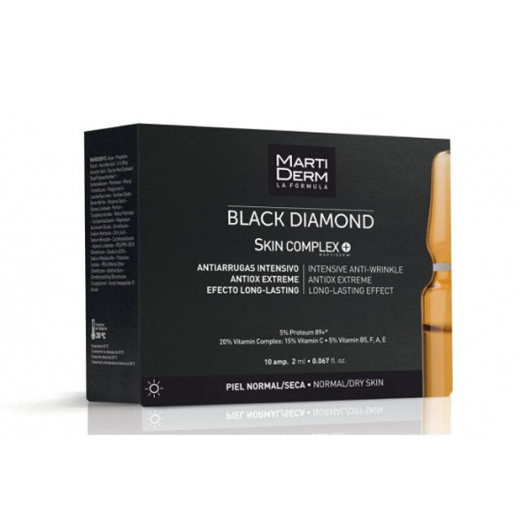 Martiderm Black Diamond Skin Complex Advanced näoampullid vitamiinide ja antioksüdantide kompleksiga, 10 x 2 ml 