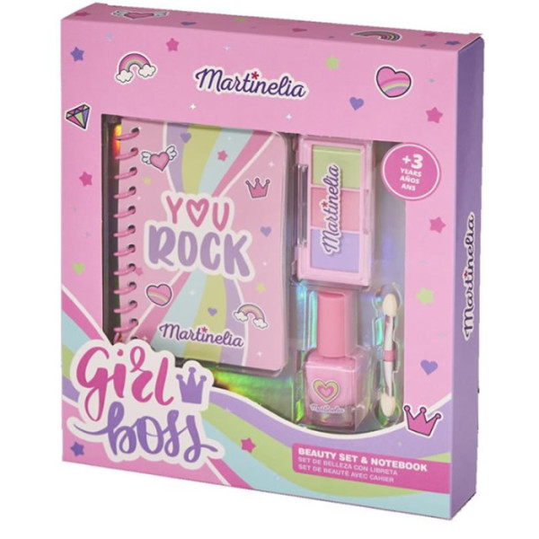 Martinelia Supergirl Notebook And Beauty Set laste meigikomplekt