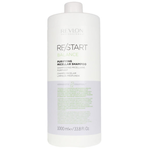 Revlon Professional RE/START Balance Purifying Micellar Shampoo puhastav mitsellšampoon, 1000 ml