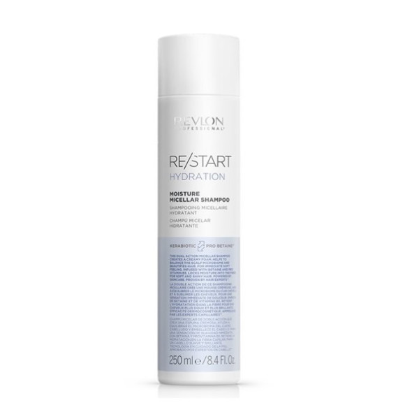 Revlon Professional RE/START Hydration Moisture Micellar Shampoo niisutav mitsellšampoon, 250 ml