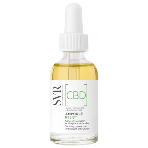 Svr Ampoule Resist CBD rahustav peptiididega CBD seerum tundlikule näonahale, 30 ml