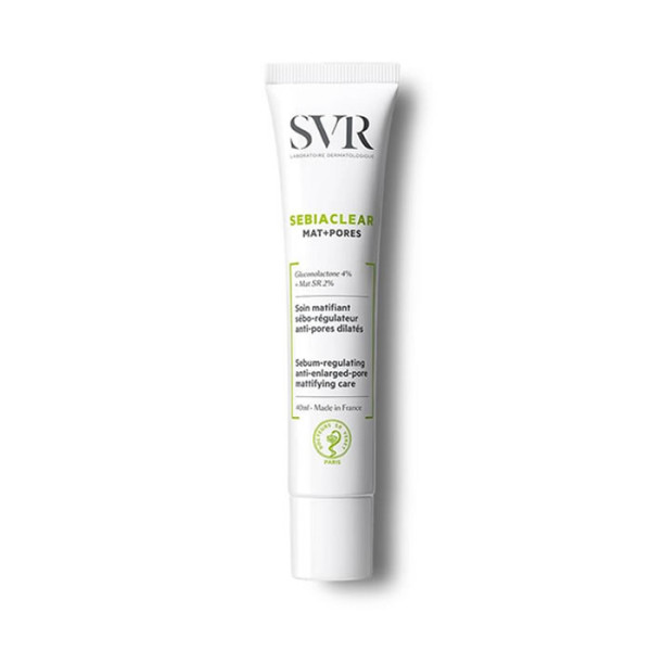 Svr Sebiaclear Cream Mat+Pores matistav, poore vähendav näokreem, 40 ml