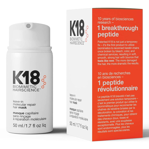 K18 Leave-in Molecular Repair juuksemask, jäetav molekulaarne parandav juuksemask, 50 ml