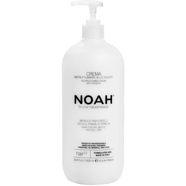 Noa 2.2. Restructuring Cream With Jogurt Taastav mask kuivadele ja kahjustatud juustele, 1000 ml