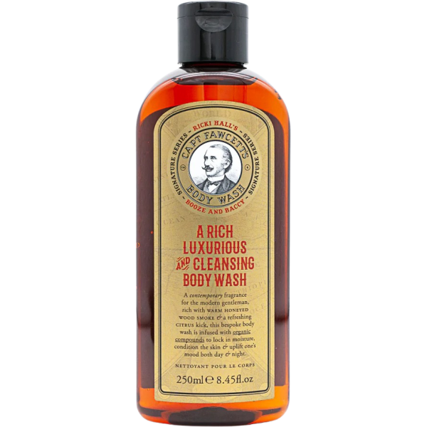 Captain Fawcett Booze & Baccy Body Wash Kūno prausiklis vyrams, 250 ml