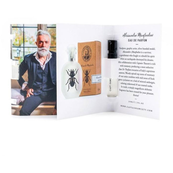 Captain Fawcett Alessandro Manfredini Eau de Pafum Kvepalai vyrams, 2 ml