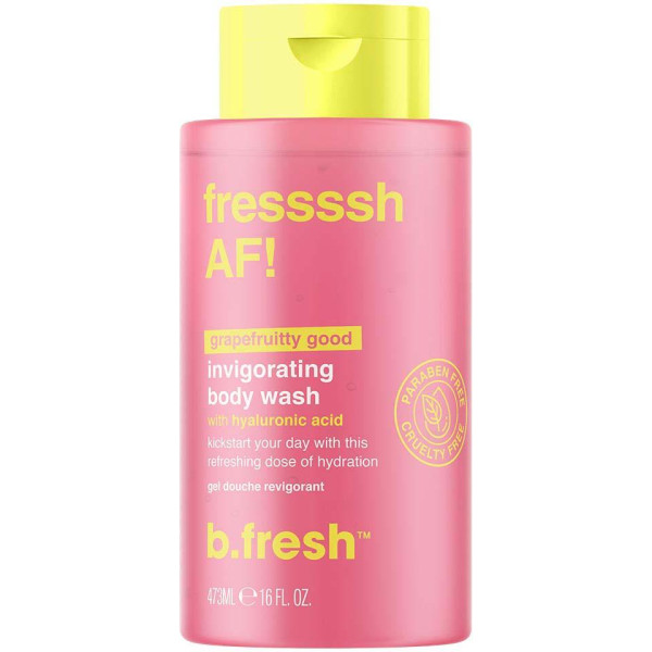 b.fresh fressssh AF! Body Wash Niisutav kehapesu hüaluroonhappega, 473 ml