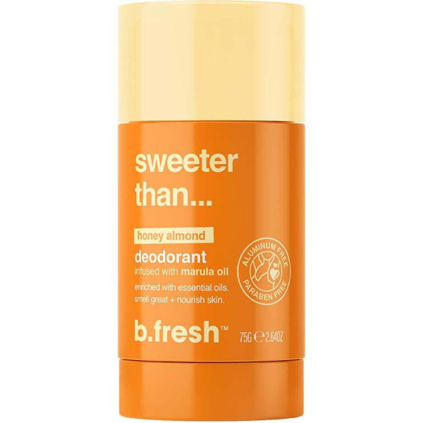 b.fresh Sweeter Than... Honey Mandel Alumiiniumivaba Deodorant Kasutatav deodorant, 50g