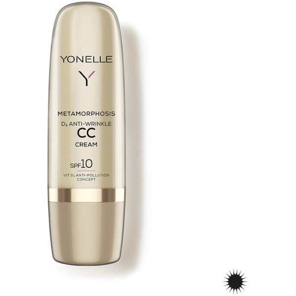 Yonelle Metamorphosis D3 Anti-Wrinkle CC Cream SPF10 Neutral Priešraukšlinis CC kremas, 50 ml