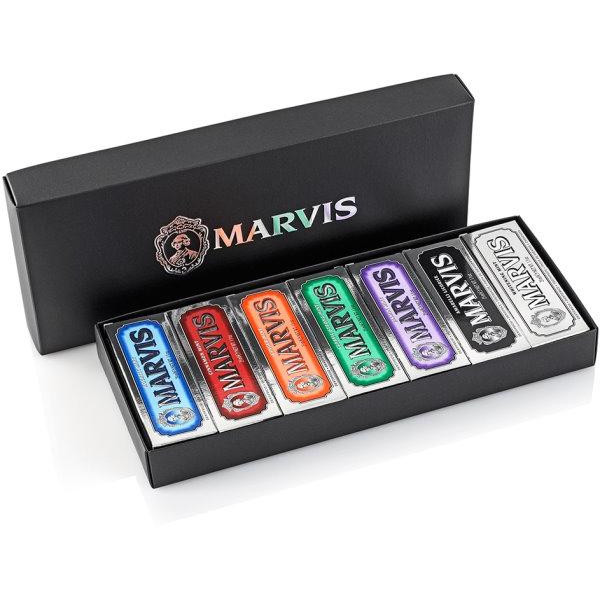 Marvis Black Box Set Hambapasta komplekt karbis, 7*25 ml 