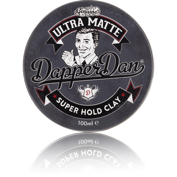 Dapper Dan Ultra Matte Super Hold Clay Äärmiselt tugeva püsivusega matt voolimissavi, 100 ml