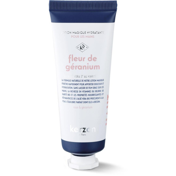 Kerzon Hand Lotion Fleur de Géranium kätekreem, 50 ml