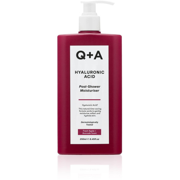 Q+A Hyaluronic Acid Post-Shower Moisturizer Niisutav kehakreem hüaluroonhappega, 250 ml