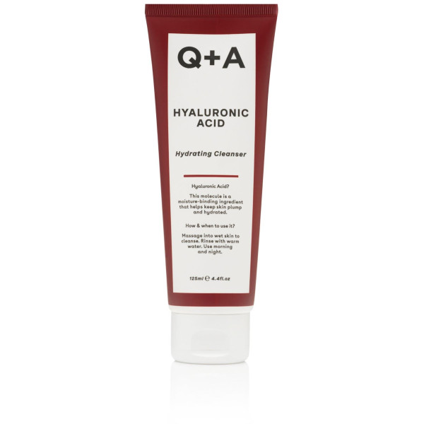 Q+A Hyaluronic Acid Hydrating Cleanser Niisutav näopesuvahend, 125 ml