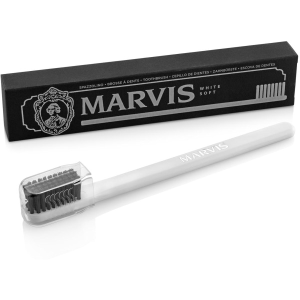 Marvis White Soft Toothbrush Hambahari (pehme), 1 tk