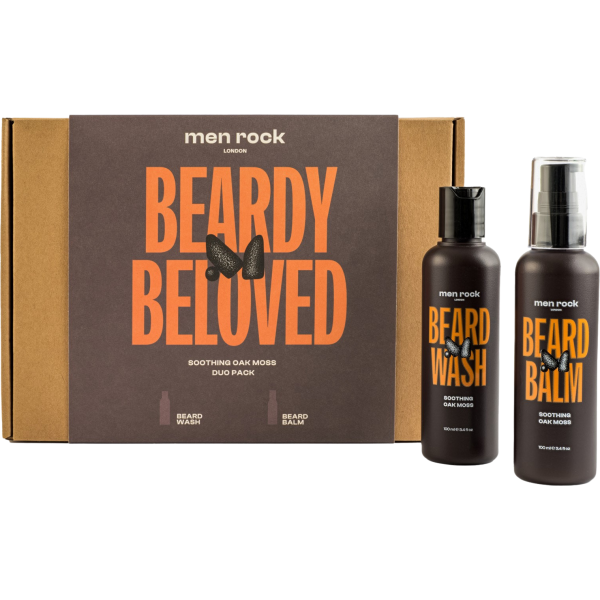 Men Rock Duo Soothing Oak Moss Beard Kit Habemehoolduskomplekt, 1 tk.