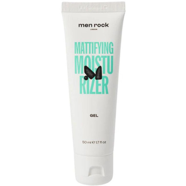 Men Rock Mattifying Moisturizer Gel With Niacinamide Matistav niisutav näogeel niatsiinamiidiga, 50 ml